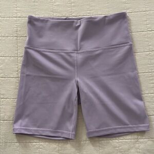 Athleta Ultra High Rise Elation 7” Inseam Biker Shorts Elgin Purple Size M
